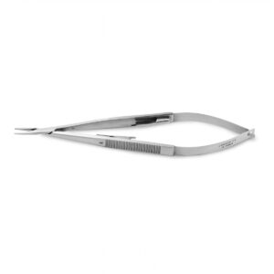 Needle holder with lock