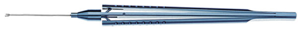20G microforceps for retinal translocation, with ring