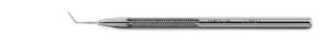 Angled dilator with long handle