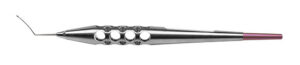 Angled microspatula