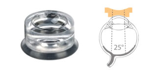 Biconcave lens