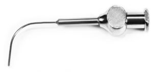 Cannula for lacrimal duct - curved