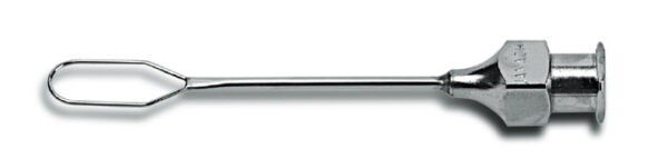 Cannula with 2 frontal ports