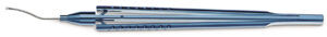Coaxial forceps 21G - anatomical curve