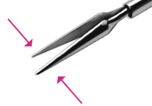 Coaxial microscissors 23G - curved