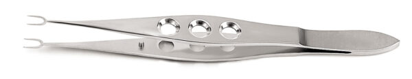 Corneal fixation forceps