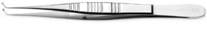 Corneal flap forceps - overall length 105 mm - stainless steel
