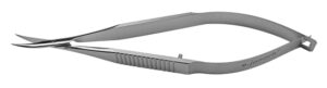 Corneal scissors, curved, blunt
