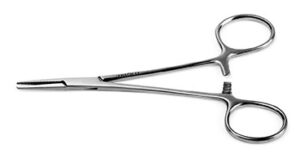 Disposable mosquito forceps, straight