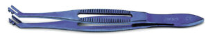 Forceps direct-action - flat handle - titanium
