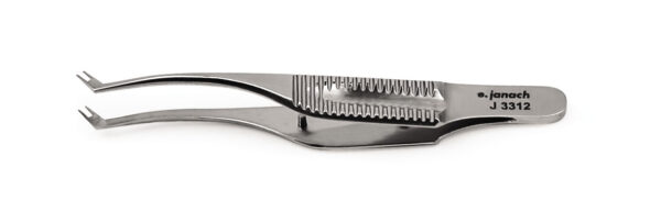Forceps for corneal suturing
