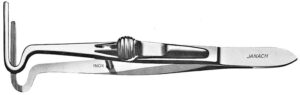 Forceps for entropion, by Berke