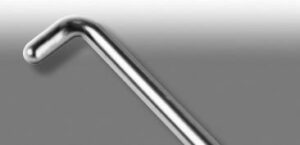 Hook/manipulator IOL - titanium handle