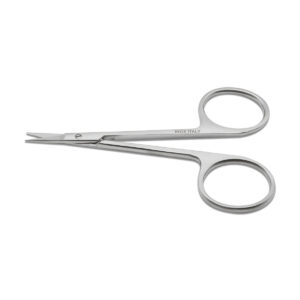 Scissors, 88 mm – straight, blunt tips, fine