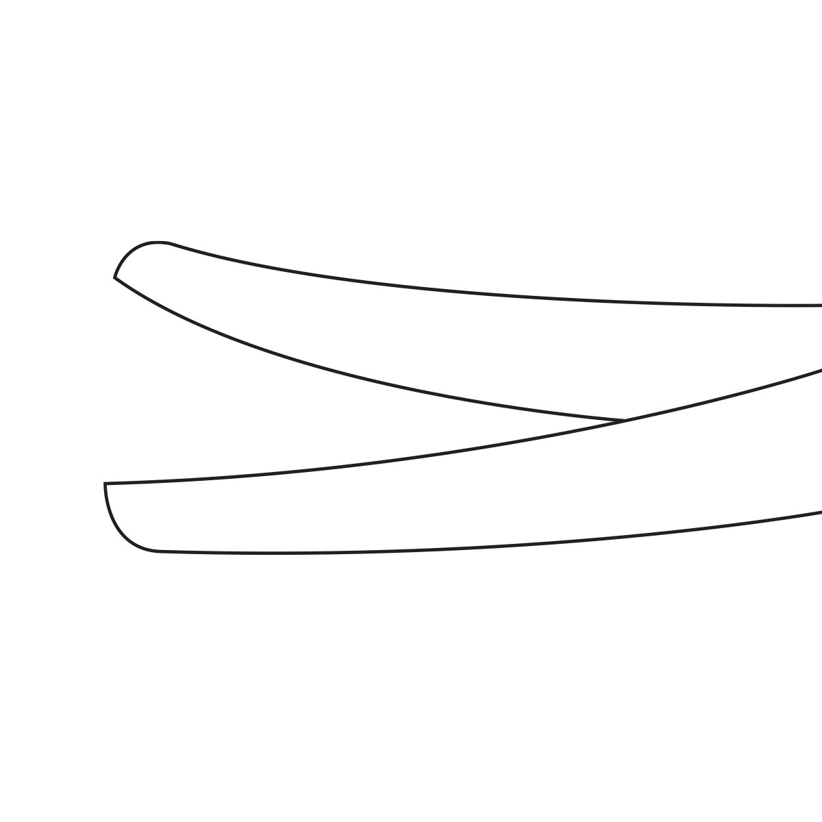 Scissors, 8.8 cm – curved, blunt tips, fine - immagine 2