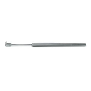 Lacrimal retractor – 3 blunt prongs (Rollet), 10 mm