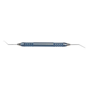 Double-ended nucleus chopper and spatula – Pignalosa design, titanium