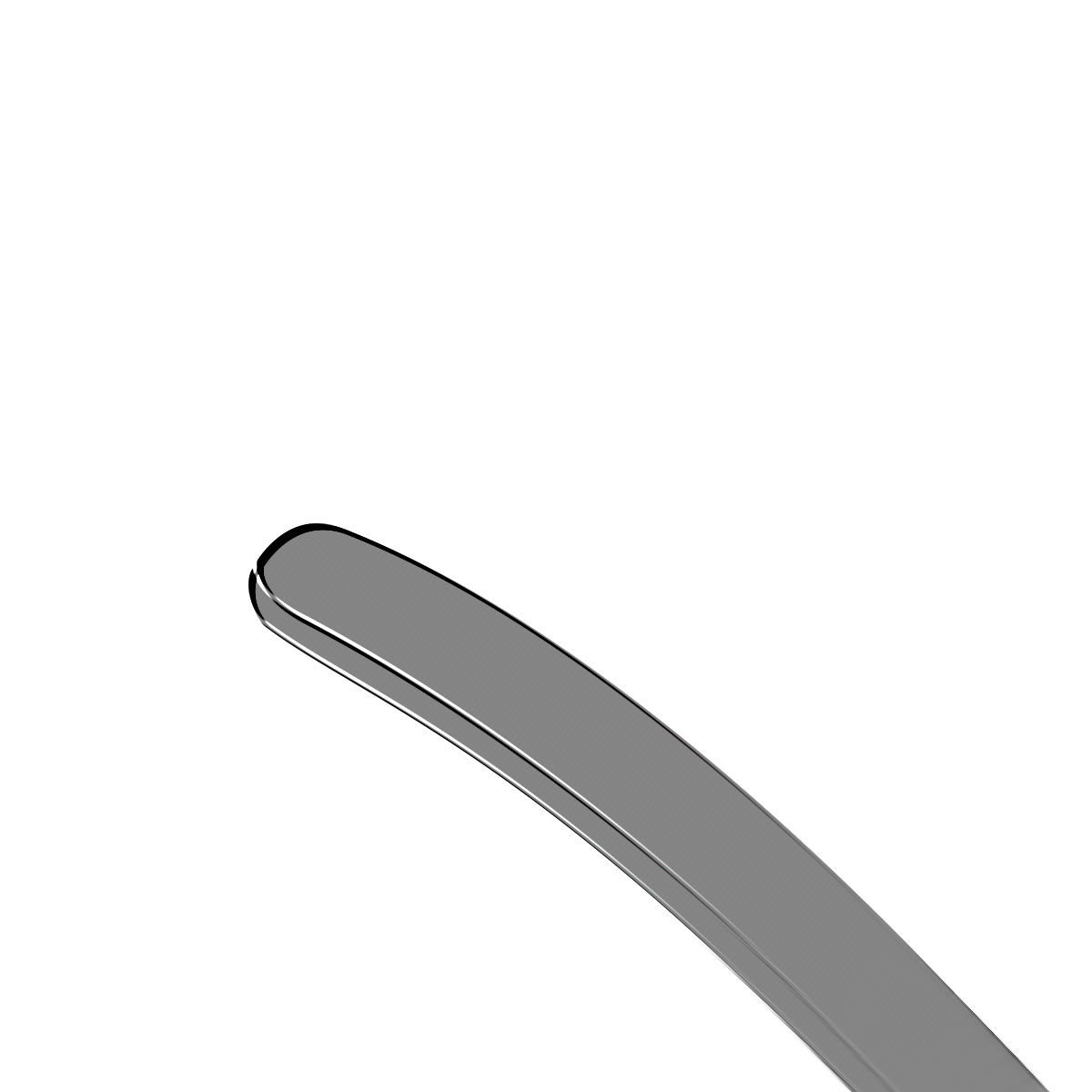 EVOline iris spatula – angled, flat tip, 12 mm curved arm - immagine 2