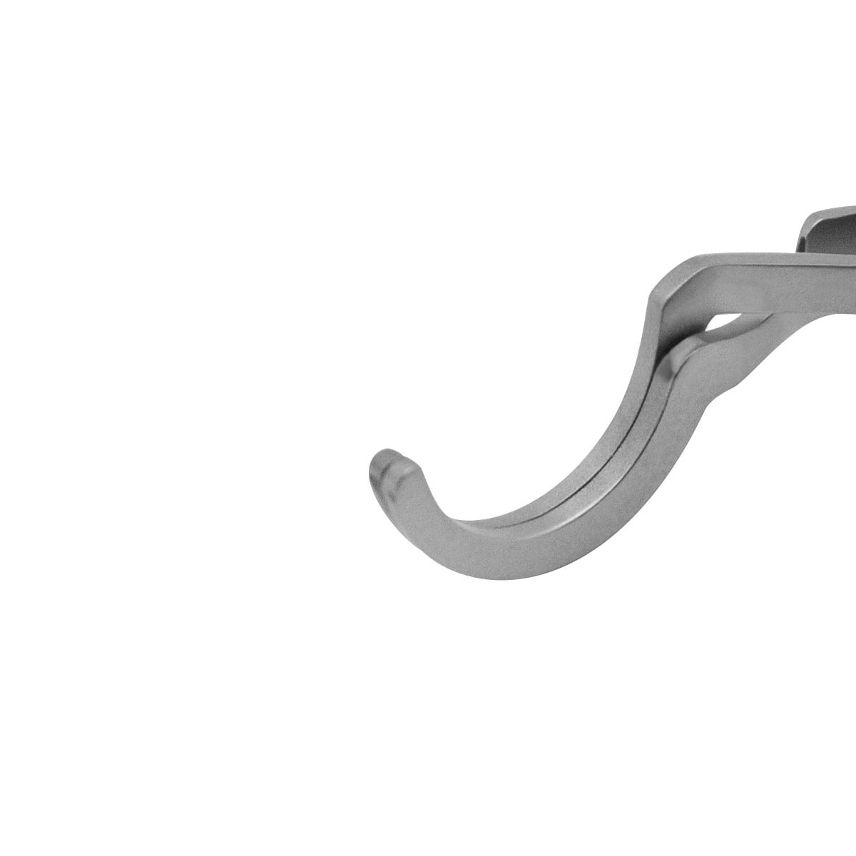 Corneal clamp with curved tip, 36 mm - Image 2