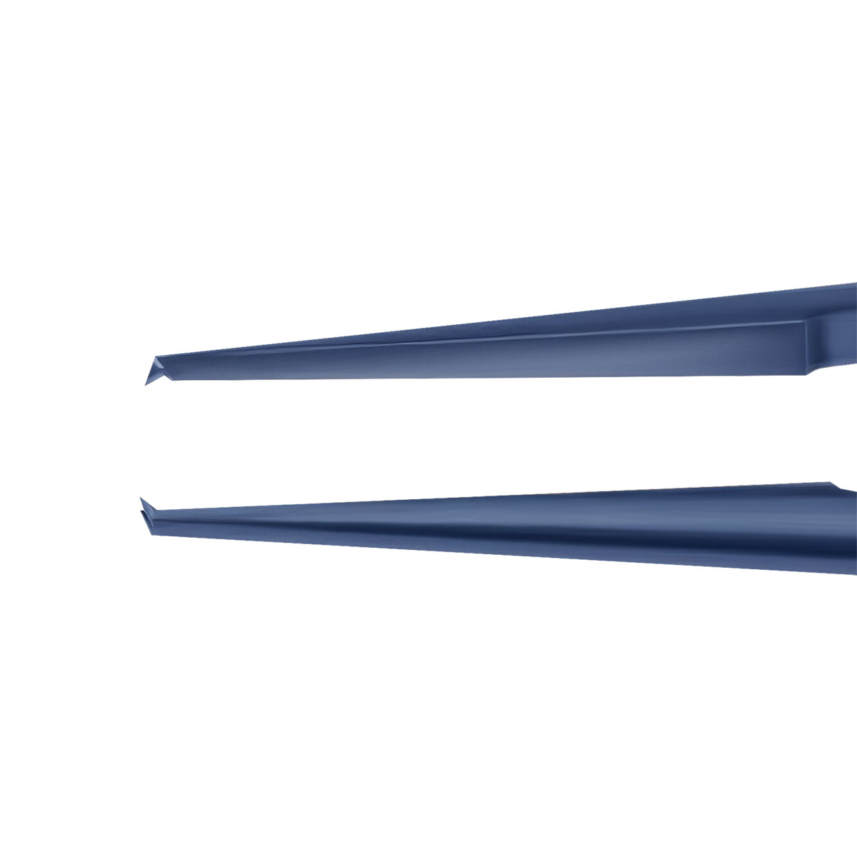 EVOline corneal micro forceps – 1x2 oblique teeth 0.12 mm, titanium - immagine 2