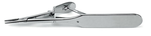 Needle holder with lock