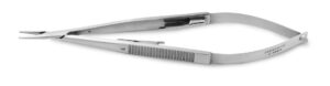 Needle holder with lock