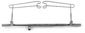 Open wire blades speculum