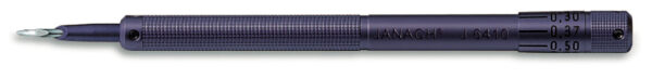 Pre-selectable cutting depth knife