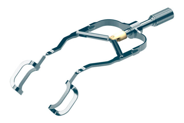Reverse speculum with 15mm closed blades, titanium