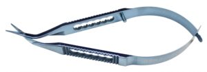 Scissors, 6 mm long blades - titanium