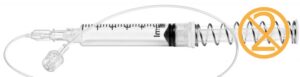 Single use vacuum syringe