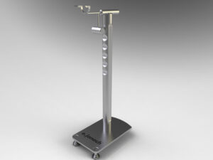 Slit lamp mounted axial marker