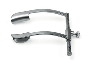 Solid blades speculum