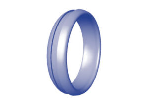 Solid silicone retinal implants - tires convex