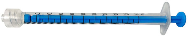 VITREJECT® ophthalmic syringe – 1 ml, Luer Lock. Pistoncino standard