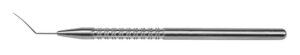 Vitreous spatula, semi-disc shaped tips